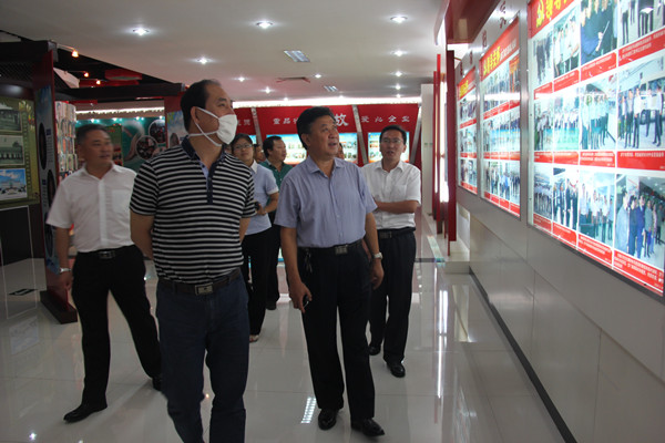 2015年9月16日河南省邯郸市财政局党组书记翟广平莅临参观指导