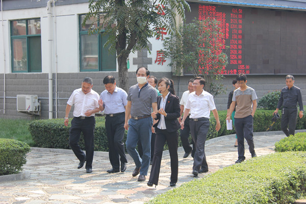 2015年9月16日河南省邯郸市财政局党组书记翟广平莅临参观指导
