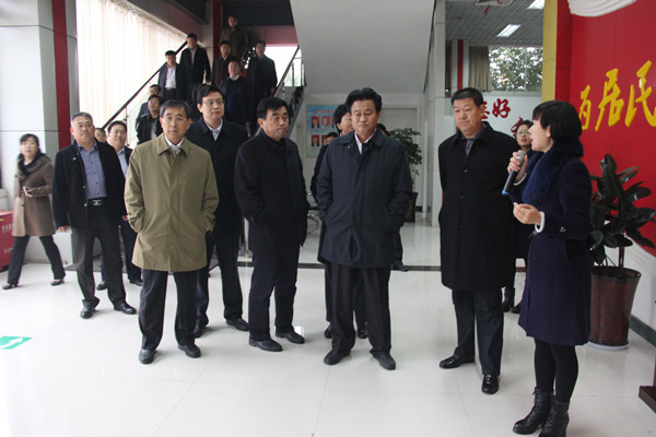 2015年11月21日省委副秘书长省信访局局长明春德莅临指导